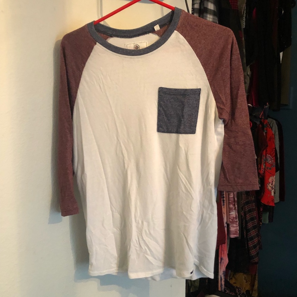On the byas Raglan Baseball Tee